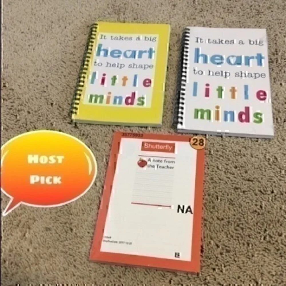 Set of 3 teacher notebooks new in package